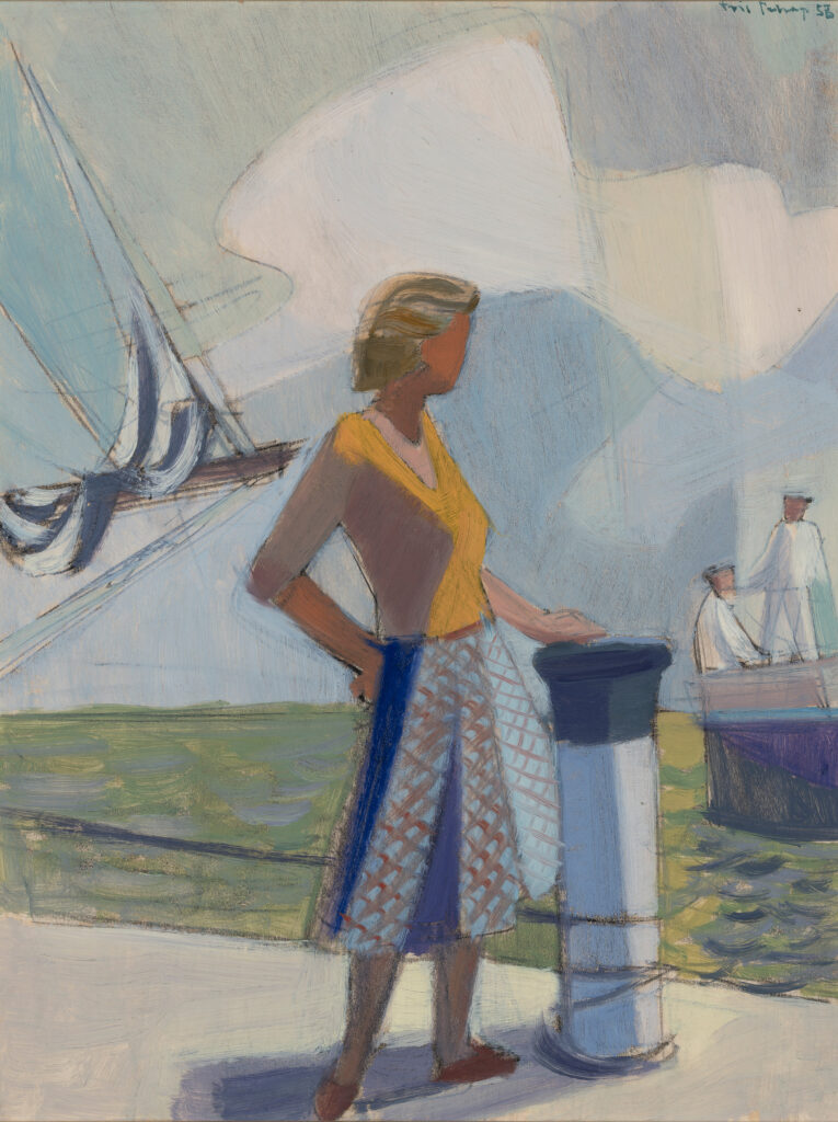 Erich Pehap "Naine sadamakail", 1958 pehap naine sadamakail