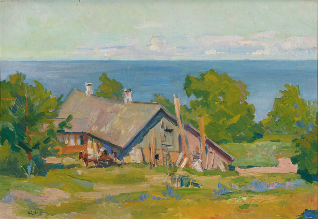 Aleksander Kulkov (Kulkoff) talu mere ääres